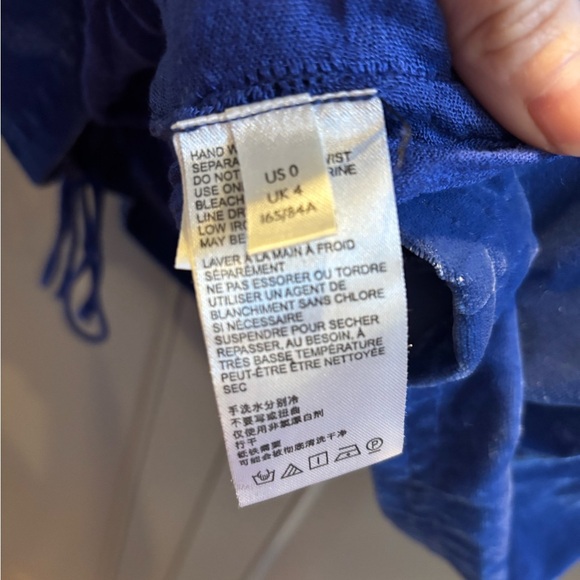 Free People Vivienne Velvet Mini Skirt, Blue, US 0 RRP $98 - Picture 4 of 8